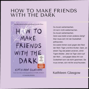 How to make friends with the dark