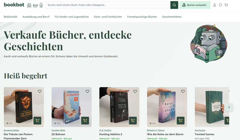 Bookbot Startseite